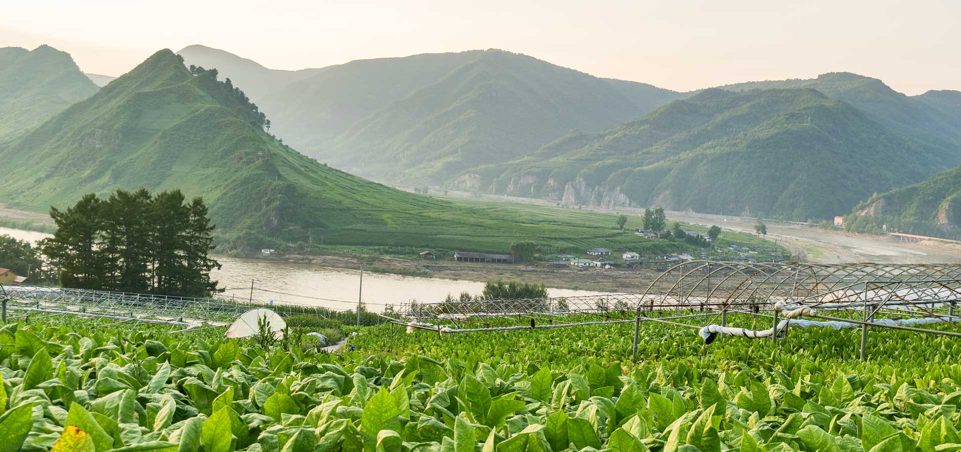 夹皮沟旱烟村风光